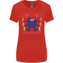 Beer Party Octopus Christmas Scuba Diving Womens Wider Cut T-Shirt Red