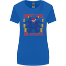 Beer Party Octopus Christmas Scuba Diving Womens Wider Cut T-Shirt Royal Blue