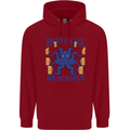 Beer Party Octopus Scuba Diving Diver Funny Childrens Kids Hoodie Red
