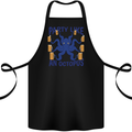 Beer Party Octopus Scuba Diving Diver Funny Cotton Apron 100% Organic Black