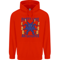 Beer Party Octopus Scuba Diving Diver Funny Mens 80% Cotton Hoodie Bright Red