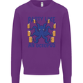Beer Party Octopus Scuba Diving Diver Funny Mens Sweatshirt Jumper Purple