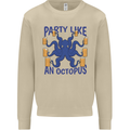 Beer Party Octopus Scuba Diving Diver Funny Mens Sweatshirt Jumper Sand