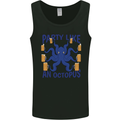 Beer Party Octopus Scuba Diving Diver Funny Mens Vest Tank Top Black