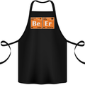Beer Periodic Table Chemistry Geek Funny Cotton Apron 100% Organic Black