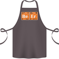 Beer Periodic Table Chemistry Geek Funny Cotton Apron 100% Organic Dark Grey