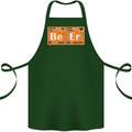Beer Periodic Table Chemistry Geek Funny Cotton Apron 100% Organic Forest Green