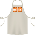 Beer Periodic Table Chemistry Geek Funny Cotton Apron 100% Organic Natural