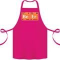 Beer Periodic Table Chemistry Geek Funny Cotton Apron 100% Organic Pink