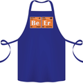 Beer Periodic Table Chemistry Geek Funny Cotton Apron 100% Organic Royal Blue