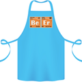 Beer Periodic Table Chemistry Geek Funny Cotton Apron 100% Organic Turquoise