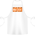 Beer Periodic Table Chemistry Geek Funny Cotton Apron 100% Organic White