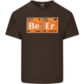 Beer Periodic Table Chemistry Geek Funny Mens Cotton T-Shirt Tee Top Dark Chocolate