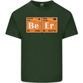 Beer Periodic Table Chemistry Geek Funny Mens Cotton T-Shirt Tee Top Forest Green