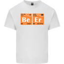 Beer Periodic Table Chemistry Geek Funny Mens Cotton T-Shirt Tee Top White
