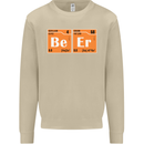 Beer Periodic Table Chemistry Geek Funny Mens Sweatshirt Jumper Sand