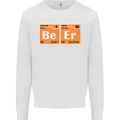 Beer Periodic Table Chemistry Geek Funny Mens Sweatshirt Jumper White