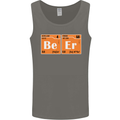 Beer Periodic Table Chemistry Geek Funny Mens Vest Tank Top Charcoal