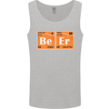Beer Periodic Table Chemistry Geek Funny Mens Vest Tank Top Sports Grey