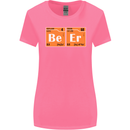 Beer Periodic Table Chemistry Geek Funny Womens Wider Cut T-Shirt Azalea