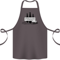 Beer Silence Funny Alcohol Cider Guinness Cotton Apron 100% Organic Dark Grey