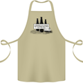 Beer Silence Funny Alcohol Cider Guinness Cotton Apron 100% Organic Khaki