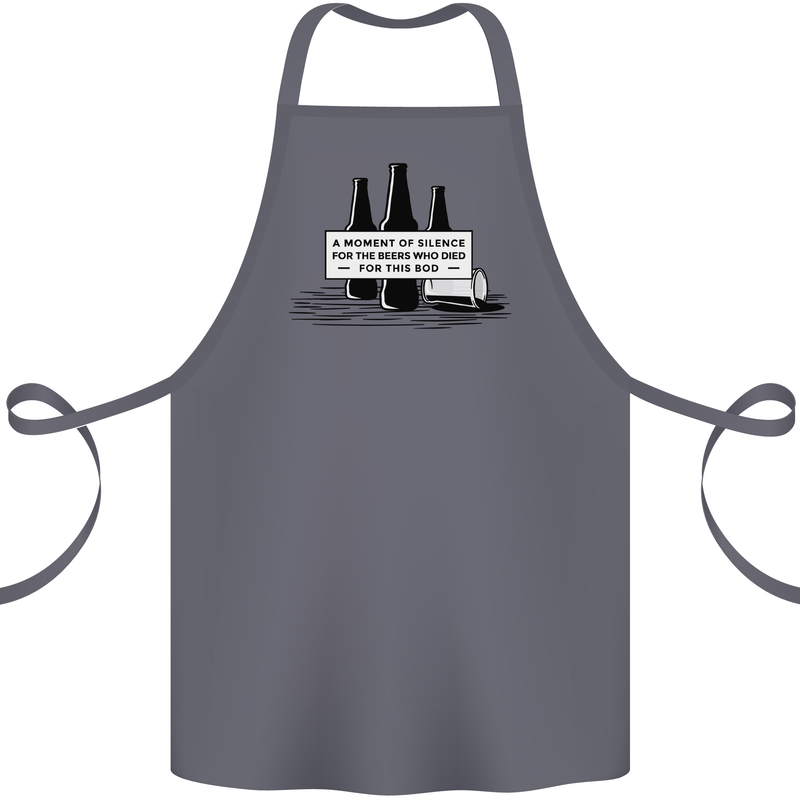 Beer Silence Funny Alcohol Cider Guinness Cotton Apron 100% Organic Steel