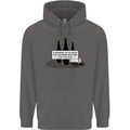 Beer Silence Funny Alcohol Cider Guinness Mens 80% Cotton Hoodie Charcoal