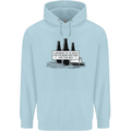 Beer Silence Funny Alcohol Cider Guinness Mens 80% Cotton Hoodie Light Blue