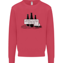 Beer Silence Funny Alcohol Cider Guinness Mens Sweatshirt Jumper Heliconia