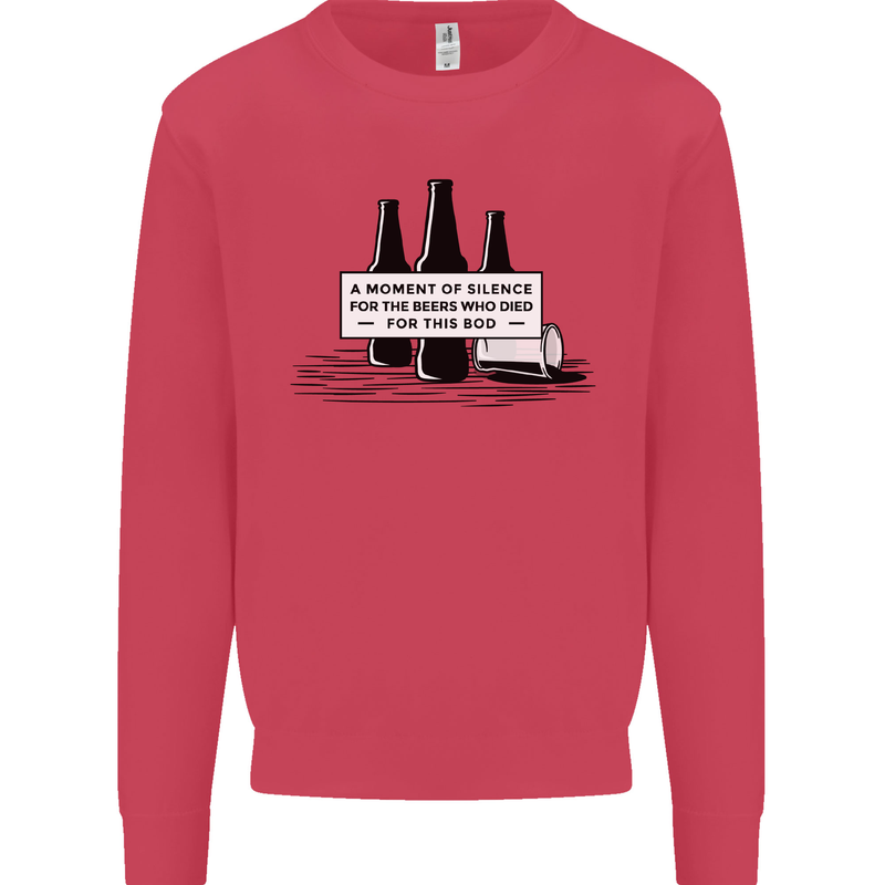 Beer Silence Funny Alcohol Cider Guinness Mens Sweatshirt Jumper Heliconia