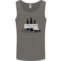 Beer Silence Funny Alcohol Cider Guinness Mens Vest Tank Top Charcoal