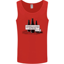 Beer Silence Funny Alcohol Cider Guinness Mens Vest Tank Top Red