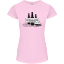 Beer Silence Funny Alcohol Cider Guinness Womens Petite Cut T-Shirt Light Pink