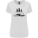 Beer Silence Funny Alcohol Cider Guinness Womens Wider Cut T-Shirt White