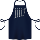 Beer Spanners Funny Mechanic Alcohol DIY Cotton Apron 100% Organic Navy Blue