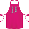 Beer Spanners Funny Mechanic Alcohol DIY Cotton Apron 100% Organic Pink