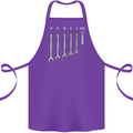 Beer Spanners Funny Mechanic Alcohol DIY Cotton Apron 100% Organic Purple