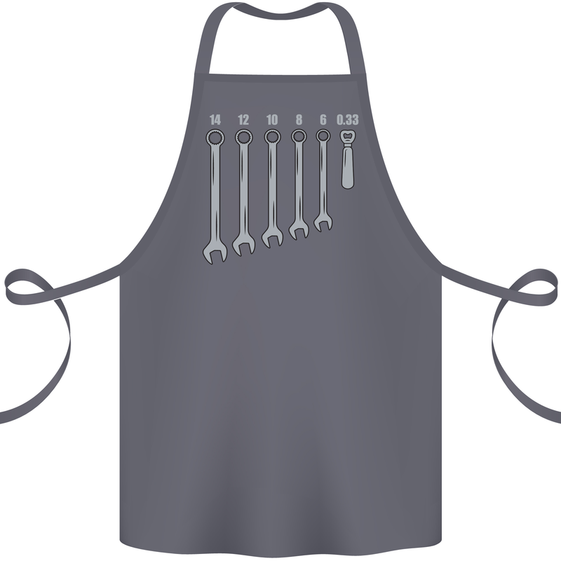 Beer Spanners Funny Mechanic Alcohol DIY Cotton Apron 100% Organic Steel
