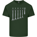Beer Spanners Funny Mechanic Alcohol DIY Mens Cotton T-Shirt Tee Top Forest Green