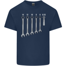 Beer Spanners Funny Mechanic Alcohol DIY Mens Cotton T-Shirt Tee Top Navy Blue