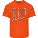 Beer Spanners Funny Mechanic Alcohol DIY Mens Cotton T-Shirt Tee Top Orange