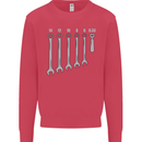 Beer Spanners Funny Mechanic Alcohol DIY Mens Sweatshirt Jumper Heliconia