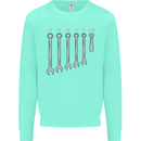 Beer Spanners Funny Mechanic Alcohol DIY Mens Sweatshirt Jumper Peppermint