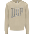 Beer Spanners Funny Mechanic Alcohol DIY Mens Sweatshirt Jumper Sand