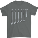 Beer Spanners Funny Mechanic Alcohol DIY Mens T-Shirt Cotton Gildan Charcoal