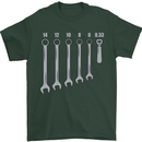 Beer Spanners Funny Mechanic Alcohol DIY Mens T-Shirt Cotton Gildan Forest Green