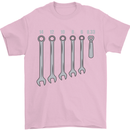 Beer Spanners Funny Mechanic Alcohol DIY Mens T-Shirt Cotton Gildan Light Pink