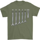 Beer Spanners Funny Mechanic Alcohol DIY Mens T-Shirt Cotton Gildan Military Green