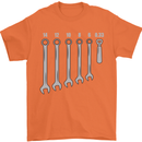 Beer Spanners Funny Mechanic Alcohol DIY Mens T-Shirt Cotton Gildan Orange